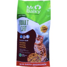 Mr. Balky Açık Tavuklu Yetişkin Kedi Maması 1 kg Türkiyenin Ilk Gdo Suz Maması