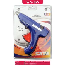 Winnboss WN-1179 80 Watt Sıcak Silikon Tabancası On/off Switch Turuncu + 5 Adet Kalın Silikon Mum