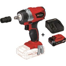 Einhell Te-Cw 18 Li Bl  Akülü Şarjlı Somun Sıkma Kömürsüz + 2.6 Ah Plus Starter Kit