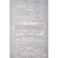 Royal Halı Lootus L018A Gri Dikdörtgen Saçaklı Modern Salon Halısı