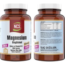 Ncs Zma Magnesium Bisglisinat Çinko Folic Acid Vitamin B 6 120 Tablet & Ncs Vitamin D3 + K2 Damla 20 ml