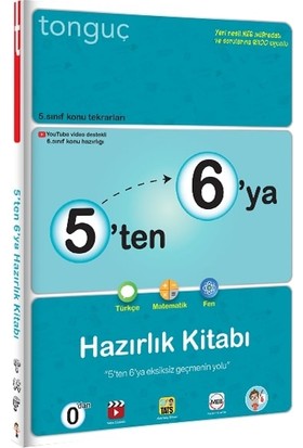Tonguç Akademi 5'ten 6'ya Hazırlık Kitabı
