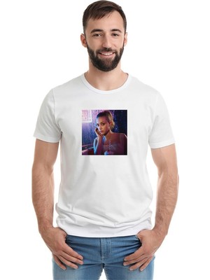 Qivi Riverdale Betty Cooper Baskılı Beyaz Erkek Örme Tshirt
