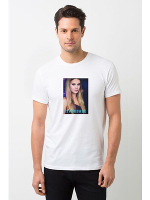 Qivi Riverdale Polly Cooper Baskılı Beyaz Erkek Örme Tshirt