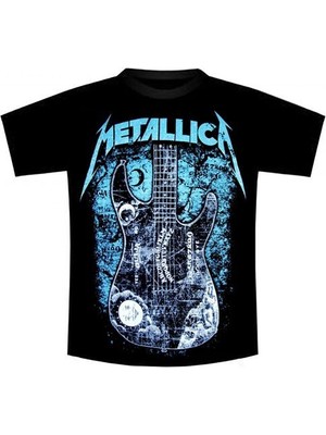 Orijin Metallica Tişört - Gitar