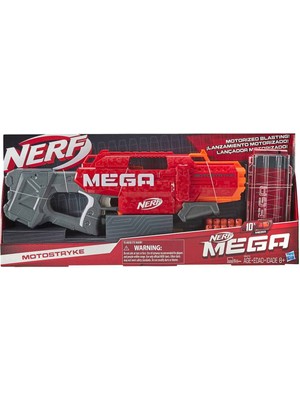 Nerf Mega Motostryke 10 Dartlı Motorlu Dart Tabancası 8-12 Yaş Kız Çocuk ve Erkek Çocuk İçin
