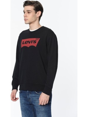 Levi's Levi's Erkek  Sweatshirt - Siyah