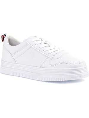 U.S. Polo Assn. Surı 1pr Beyaz Kadın Havuz Taban Sneaker