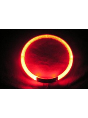Blueoto 88 mm Dış Çapı Kırmızı Power LED Angel Far Angel Eye Far Halkası 2 Adet