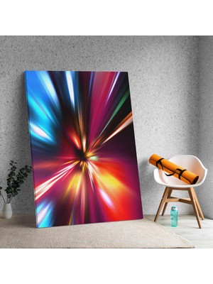 Deko Gonya Renkli Soyut Kanvas Tablo