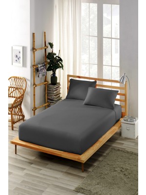 Ely Parker Pamuklu Nevresim Kumaşı Yastık Kılıflı Lastikli Çarşaf Takımı