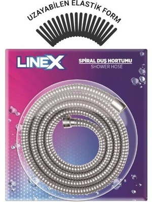 Linex Duş Hortumu, Duş Spirali 150CM