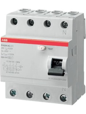 Abb Fh204 Ac-25/0.03 4X25A 30Ma Kaçak Akım Rölesi