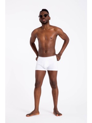 Tender Cotton 3'lü Beyaz Boxer 9670 - 950