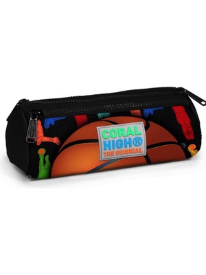 Yaygan Coral High Kids Basketbol Topu Üç Bölmeli Kalem Çantası  Erkek