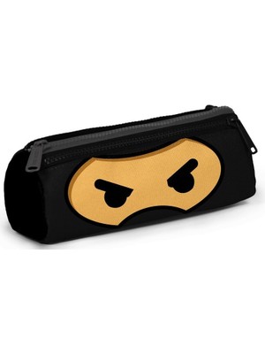 Yaygan Coral High Kids Ninja Desenli Üç Bölmeli Kalem Çantası  Erkek