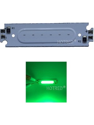 Profisher Cob LED Çip Yeşil 12V 2W 6015 Pcb Bord Dıy Işık Kaynağı