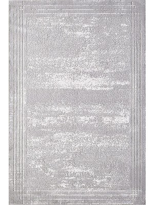 Royal Halı Lootus L018A Gri Dikdörtgen Saçaklı Modern Salon Halısı