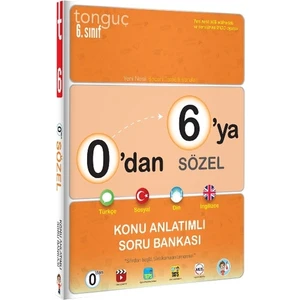 Tonguç Akademi 0'dan 6'ya Sözel Konu Anlatımlı Soru Bankası