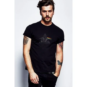 Pınk Floyd Carnegıe Hall Dark Sıde Baskılı Siyah Erkek Örme Tshirt