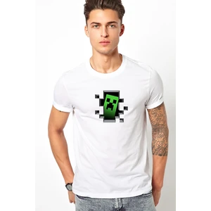 Minecraft Server Mieten Die Besten Hoster Baskılı Beyaz Erkek Örme Tshirt