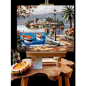 Pandora Hobi N1156 - Numaralı Boyama Seti - 40 x 50 cm Kasnağa Gerili Ürün - Manzara