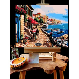 Pandora Hobi N1159 - Numaralı Boyama Seti - 40 x 50 cm Kasnağa Gerili Ürün - Manzara