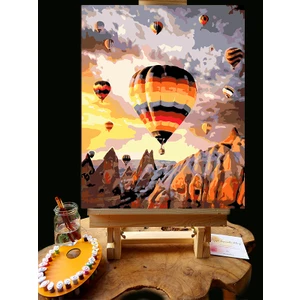 Pandora Hobi N1178 - Numaralı Boyama Seti - 40 x 50 cm Kasnağa Gerili Ürün - Balonlar