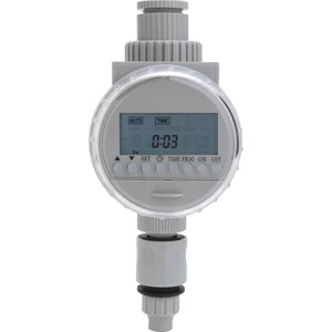 Beyaz Güneş Enerjisi LCD Ekran Bahçe Sulama Kontrol
