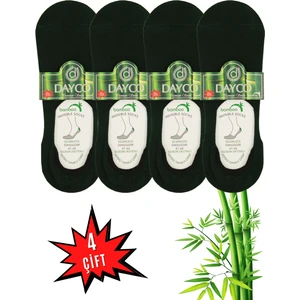 Erkek Bambu Premium Babet Çorap 4'lü Set Haki/yeşil