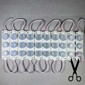 Auto Ampulance Dekoratif Parmak Lamba 3W 10'lu Paket Beyaz