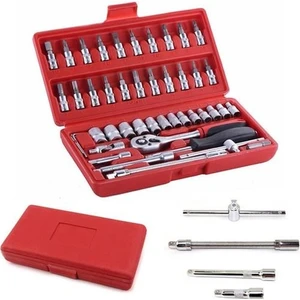 Lokma Anahtar Takımı Profesyonel Mini Çantalı 1/4" 46 Parça
