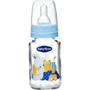 Silikon Uçlu Cam Biberon 125ML