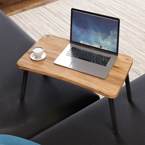 Renkli Laptop Sehpası Katlanabilir Yatak Koltuk Üstü Kahvaltı Bilgisayar Sehpası Çam