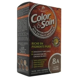 Color & Soin Tamamen Bitkisel Organik Saç Boyası 8A Açık Bakır Sarısı