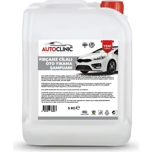 Autoclınıc 5kg Fırçasız Cilalı Oto Yıkama Şampuanı