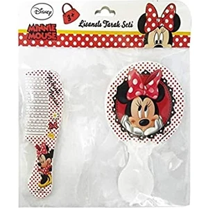 Dısney Lisanslı Mınnıe Mouse Ayna-Tarak Seti