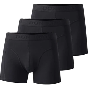 josejuan 3'lü Erkek Boxer Koton Likralı Bel Yazılı Lastik 1003