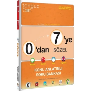 Tonguç Akademi 0'dan 7'ye Sözel Konu Anlatımlı Soru Bankası