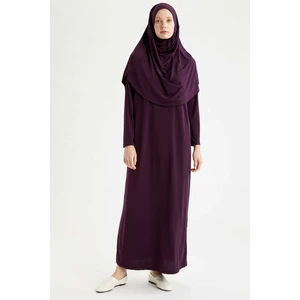 Tek Parça Eşarplı Namaz Elbisesi