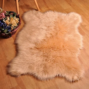 Soft Peluş Kuzu Postu Camel
