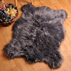 Soft Peluş Kuzu Postu Antrasit