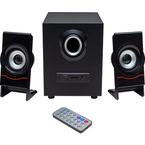 Usb-Tf-Fm-Bluetooth Destekli Uzaktan Kumandalı 2+1 Ses Sistemi MV-4966