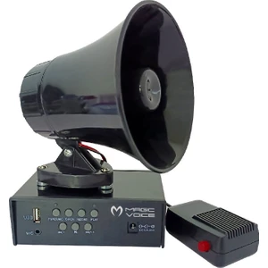 MV-800 USB Mıknatıslı Kayıt Siren Mini Pazarcı Anfi Seti