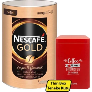 Gold Granül Kahve 900 gr + Metal Saklama Kutusu
