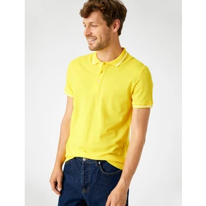Erkek Polo Yaka T-Shirt Kısa Kollu Pamuklu