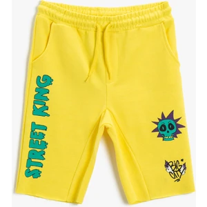 Erkek Çocuk Baskılı Şort Pamuklu