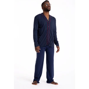 Erkek Hastane Pijama Takımı Boydan Düğmeli Tampap 