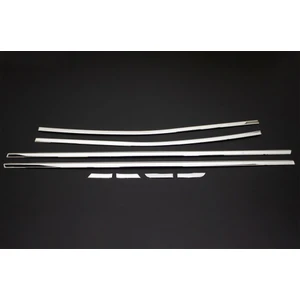 Renault Clio 5 Krom Cam Çıtası 8 Parça Paslanmaz Çelik 2019 ve Sonrası