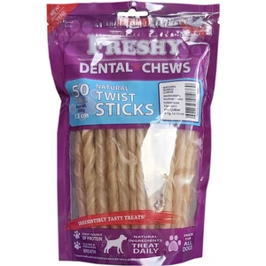 Dental Twists - Naturel Burgu Çubuk - 50'li Maxi Paket